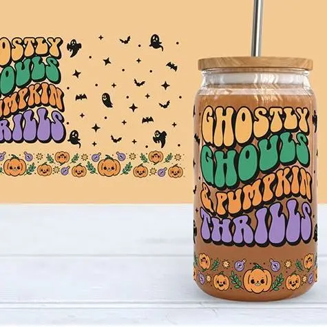 Горячая распродажа, 16 унций, очки, ультрафиолетовая пленка, пленка, стикер для холодной передачи, обертка, УФ-ТФ, наклейка для переноса