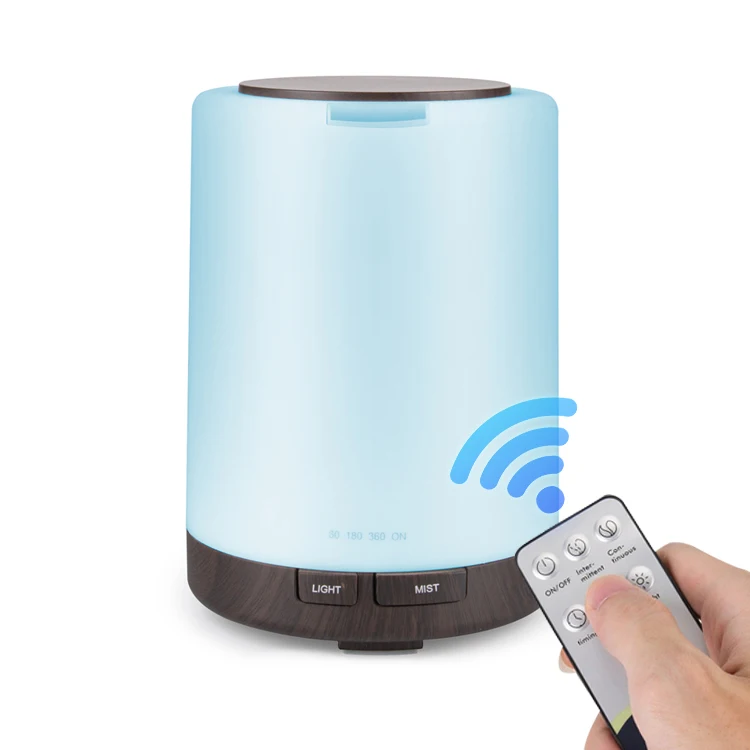 Electric Wood Diffuser Lamp Offical Air Humidifier Diffus Flavoring Ultrasonic Difusor Aromatherapy Essential Oil Diffuser Home