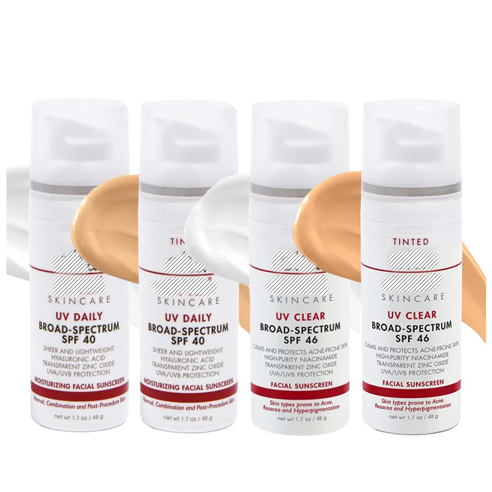 Оптовая торговля MD солнцезащитный крем UV Daily широкий спектр SPF 40 прозрачный 46 тонированный для лица чувствительной кожи 48
