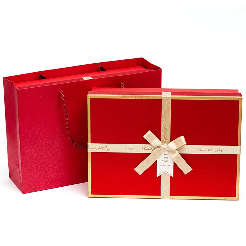 Tan Luxury Satin Lined Ribbon Insert Packaging Gift Color Boxes Hair Boxes For Wigs Hair Packaging Wholesale Custom