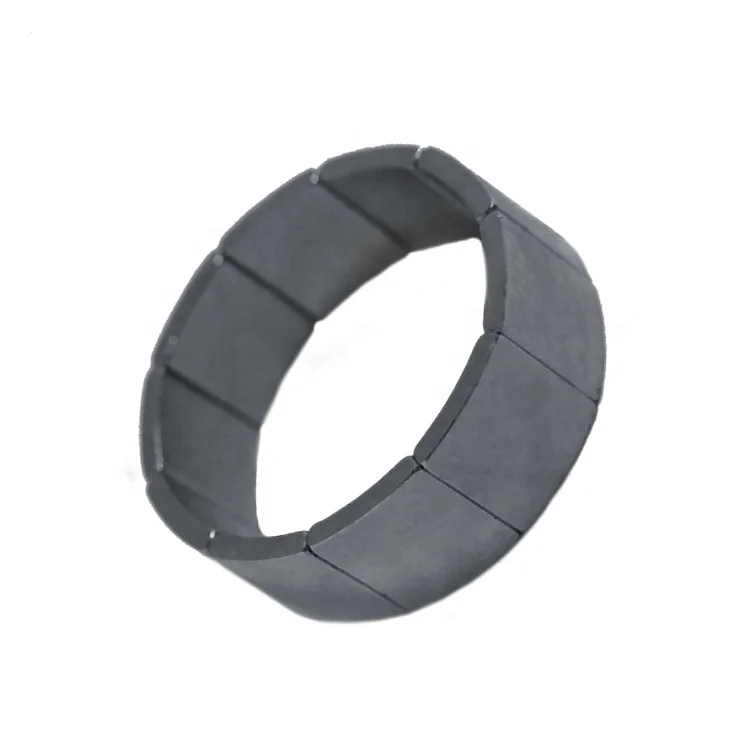 Factory y35 y40 y30 arc ceramic magnet c8 design good price motor application ferrite ceramic arc magnet for motor loudspeaker