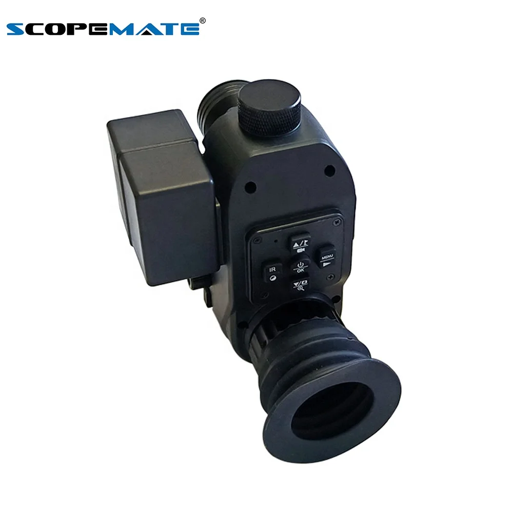 2022 Scopemate Night Vision Scope Rear Clip on Scope Camera  NVS12 LRF with  Build in Range Finder