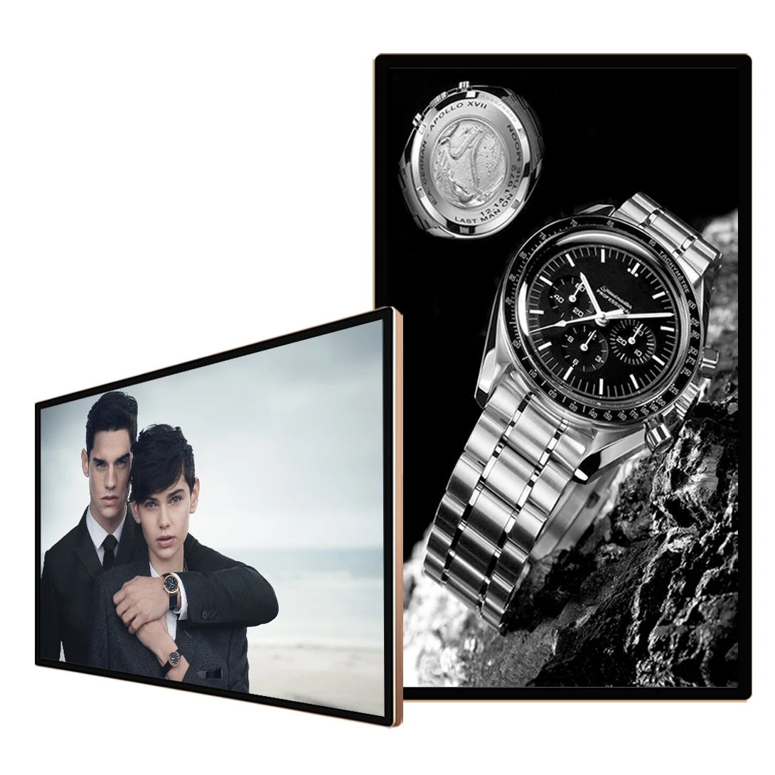 Настенные комнатные рекламные экраны, автоматическая рекламная видеоигра, большая цифровая вывеска