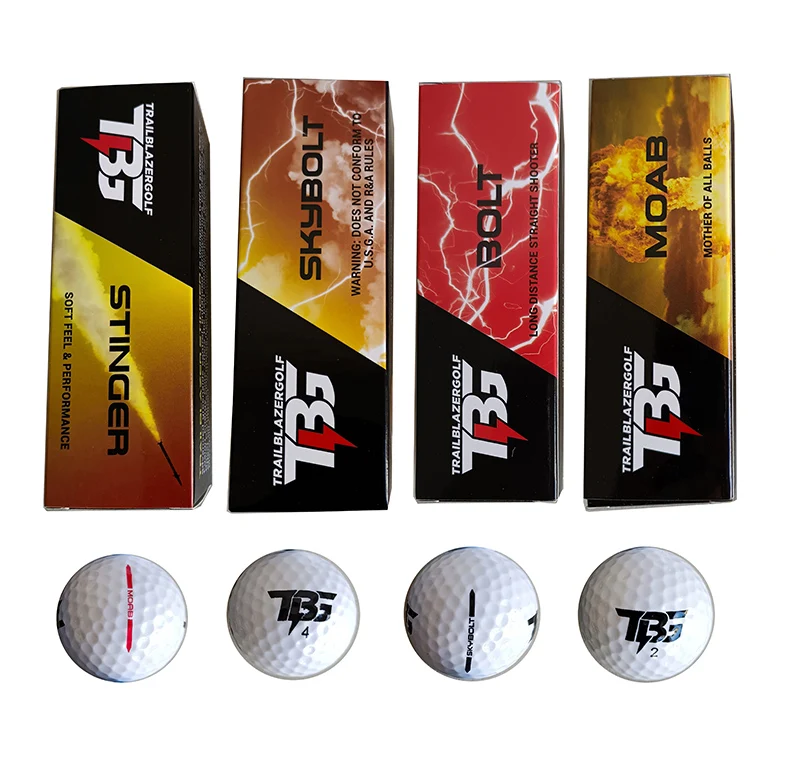 3pc golf ball for tournament & 3 layer golf ball competition