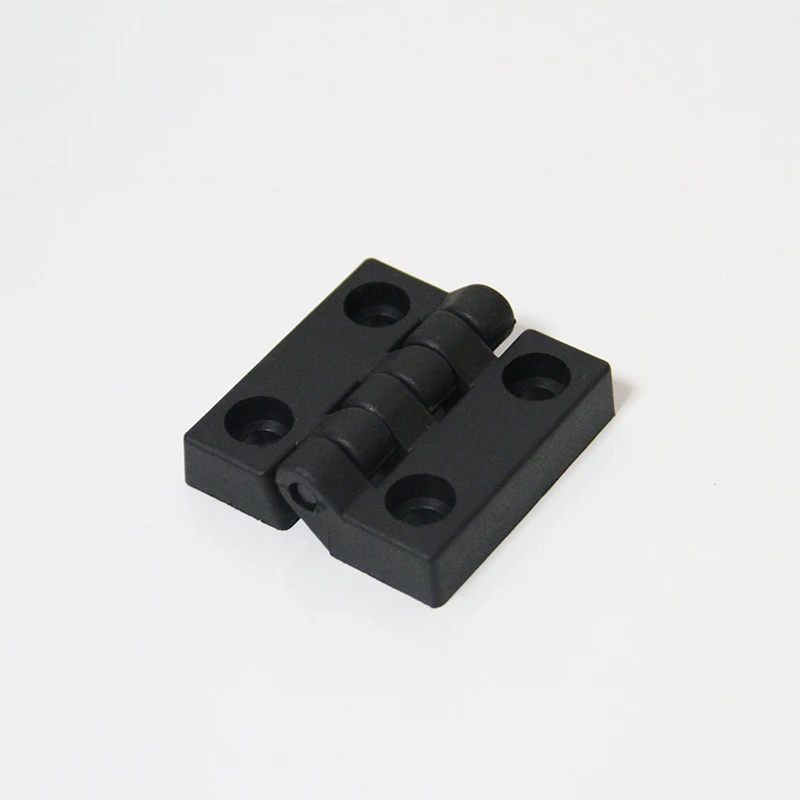black plastic wear-resistant Industrial hinges Square Nylon Cabinet Door and window hinges