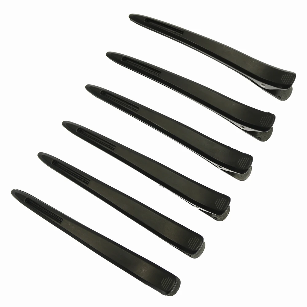 Private Label Customized Hairdressing Carbon Hair Section Clip Salon Barber Hairclip