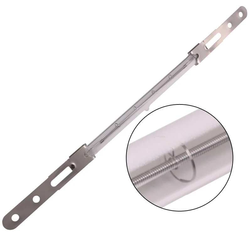 1500w 220v White Reflector Infrared Heating Quartz Emitters Halogen IR Heaters Lamp for Laminating Machinery