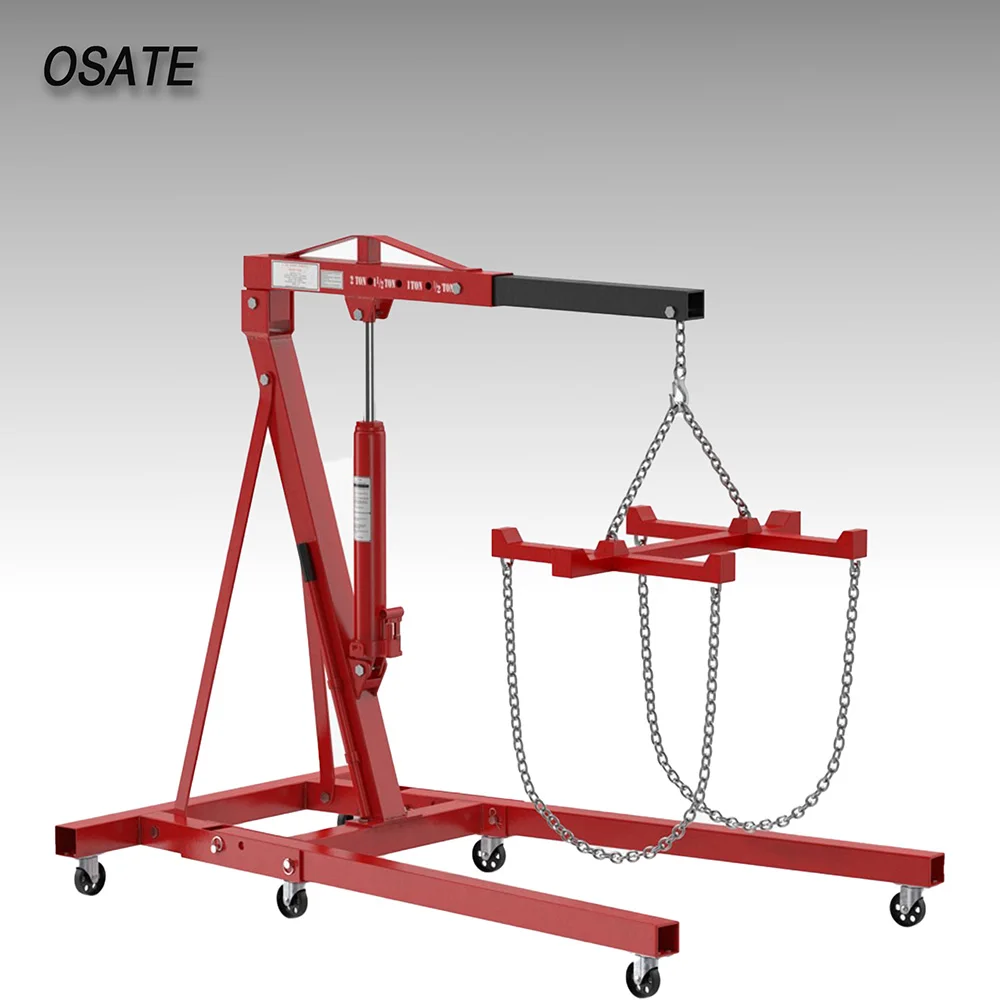 OSATE High Quality Engine Hoist Liting Tool 2 Ton Foldable Engine Crane for car engine