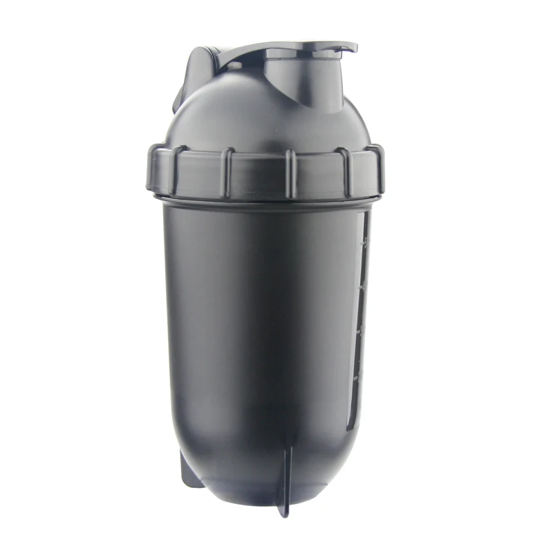 Bpa free flip screw lid wholesale colorful eco friendly custom logo plastic gym protein shaker bottle with mixing ball