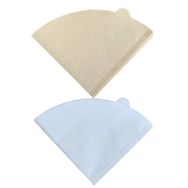 Wholesale Cone-shaped Pure Wood Convenient Disposable pour over coffee maker paper coffee filter
