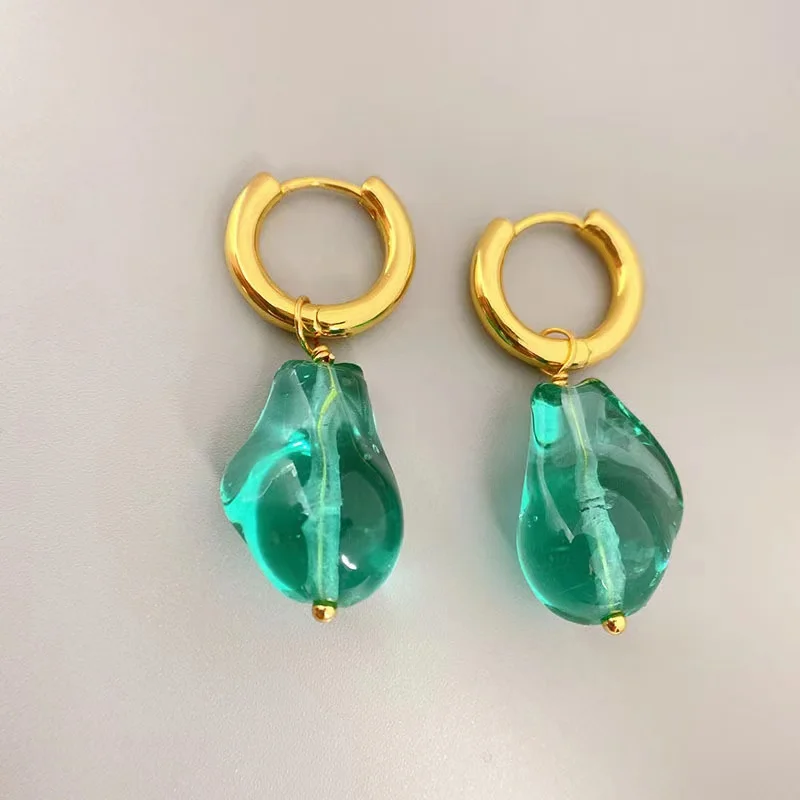 High Quality Women Glazed Earrings Girl Fashion Jewelry Earring