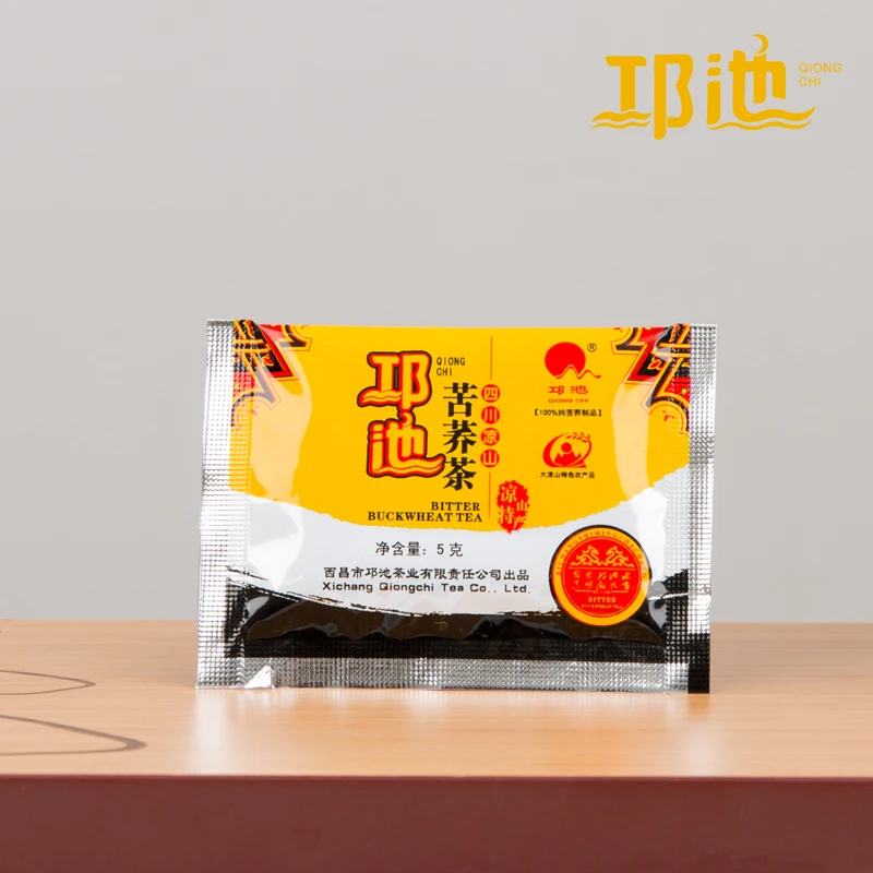 Buckwheat tea Qiongchi organic roasted tartary buckwheat tea with gift box for skin whitening tea detox and weight loss