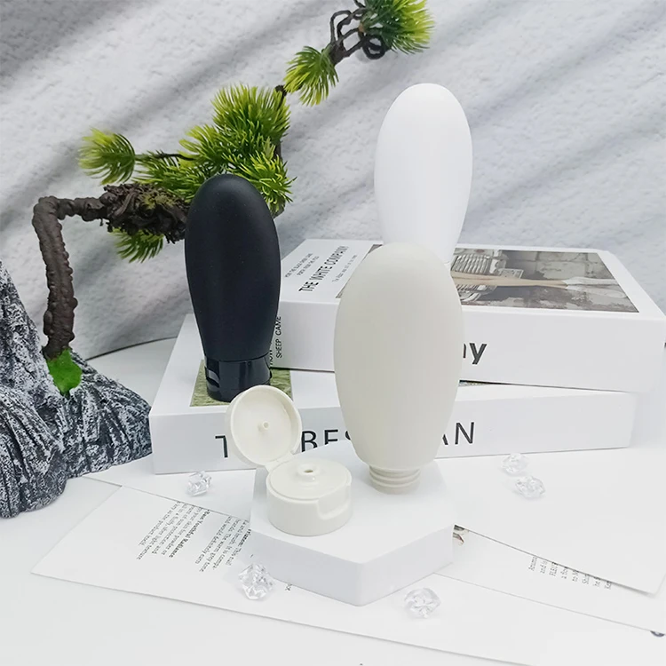 factory custom 3 pcs travel soft silicone soap dispenser sub-bottle outdoor portable 60ml liquid dispenser refillable bottle