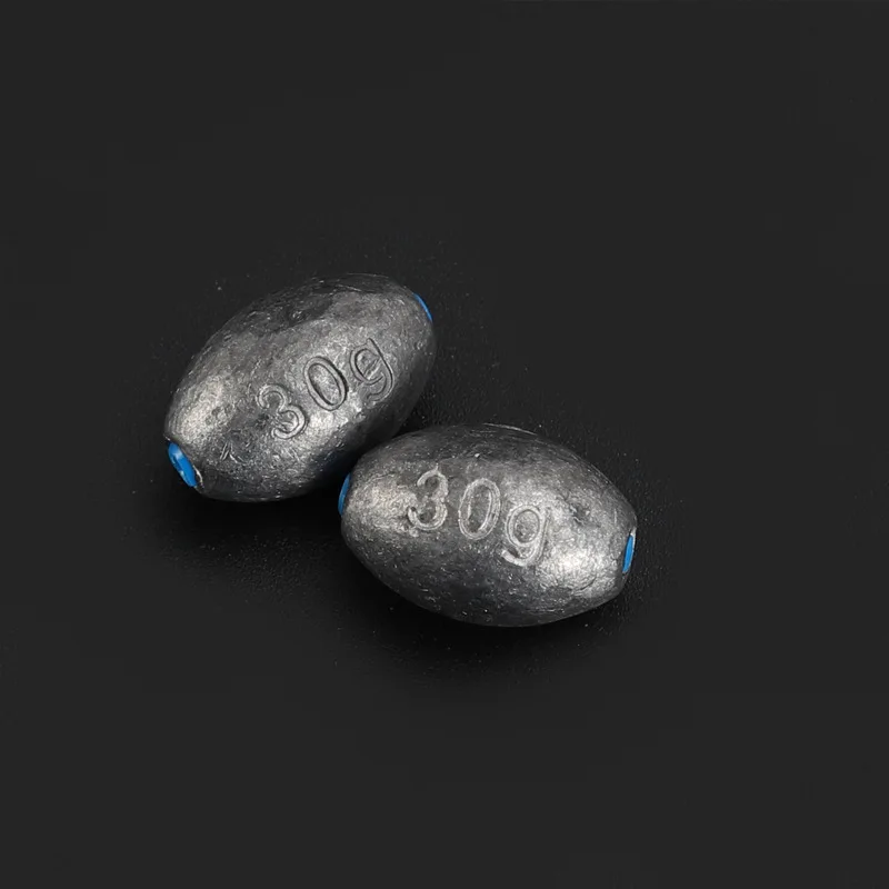 drop bass tackle freshwater saltwater casting fishing sinkers weight fishing egg sinker lead soft plastic core