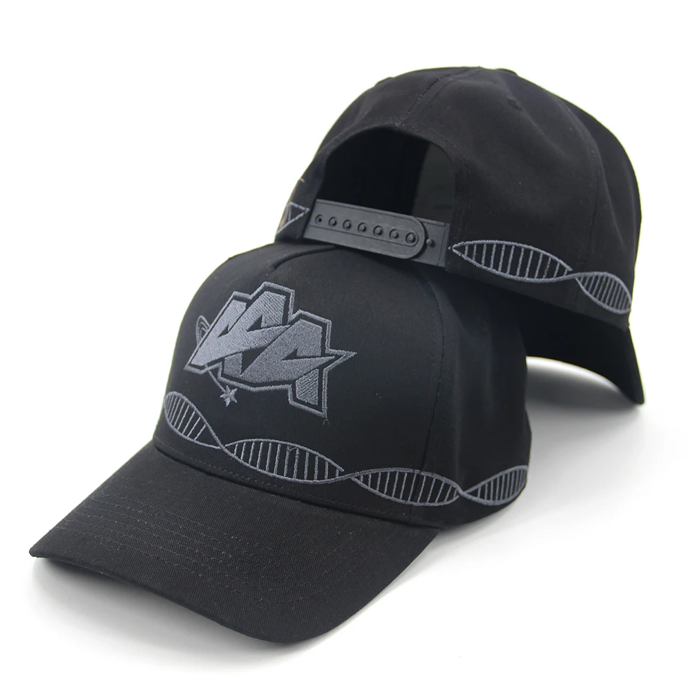 Custom Embroidery Logo 5-panel 100% Cotton High Quality Sport Baseball Cap Hat For Men Gorras Baseball Cap With Your Logo