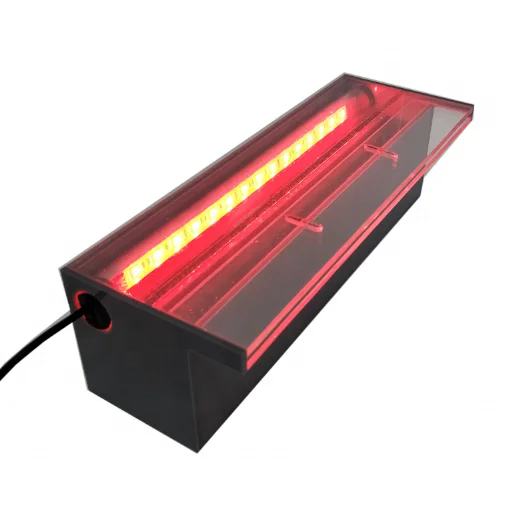 30mm short lip indoor LED garden acrylic sheer descent swimming pool wall waterfall