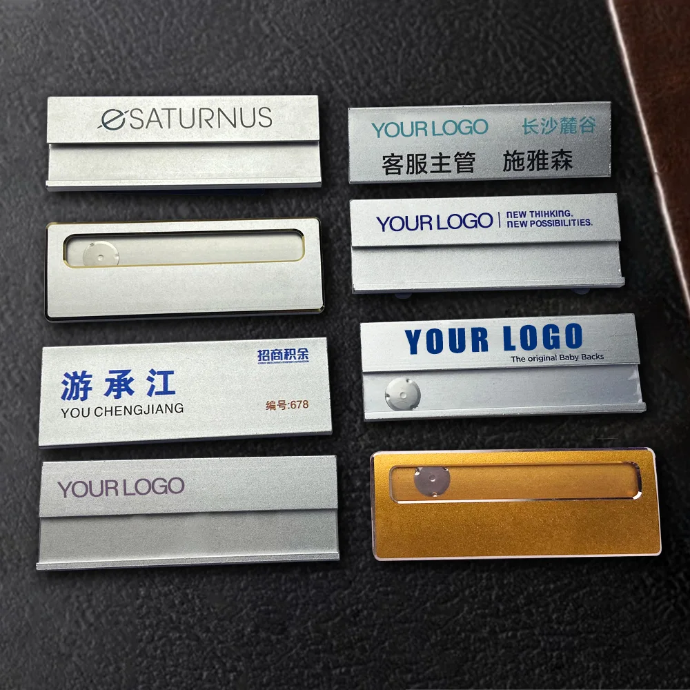 Sublimation Badges Pin DIY Blank ID Name Badge Heat Transfer Name Tag with Pin Backing for Personalized Badges Making