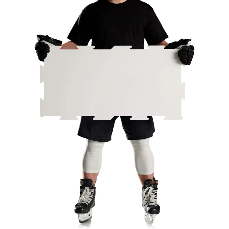 Sanhong Bespoke Uhmwpe Hdpe Portable Mobile Interlocking Skating Tile Synthetic Ice Hockey Rink For Skating Rink