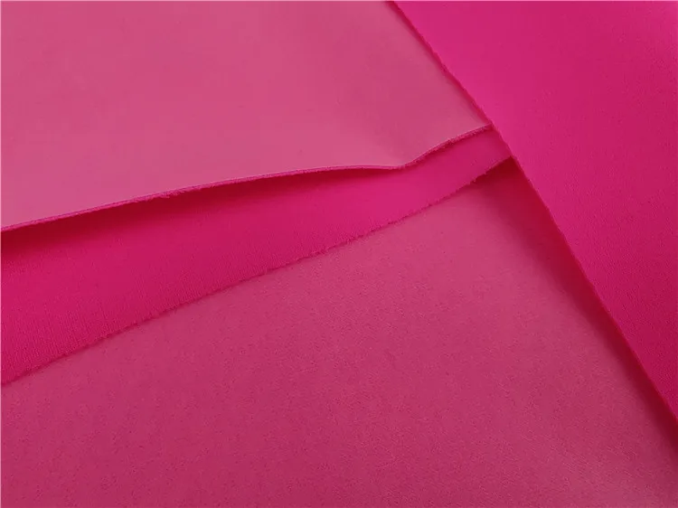
Pink Lycra And 0.1Tpu Film 92 Nylon 8 Spandex Fabric For Outdoor Sports Goods 