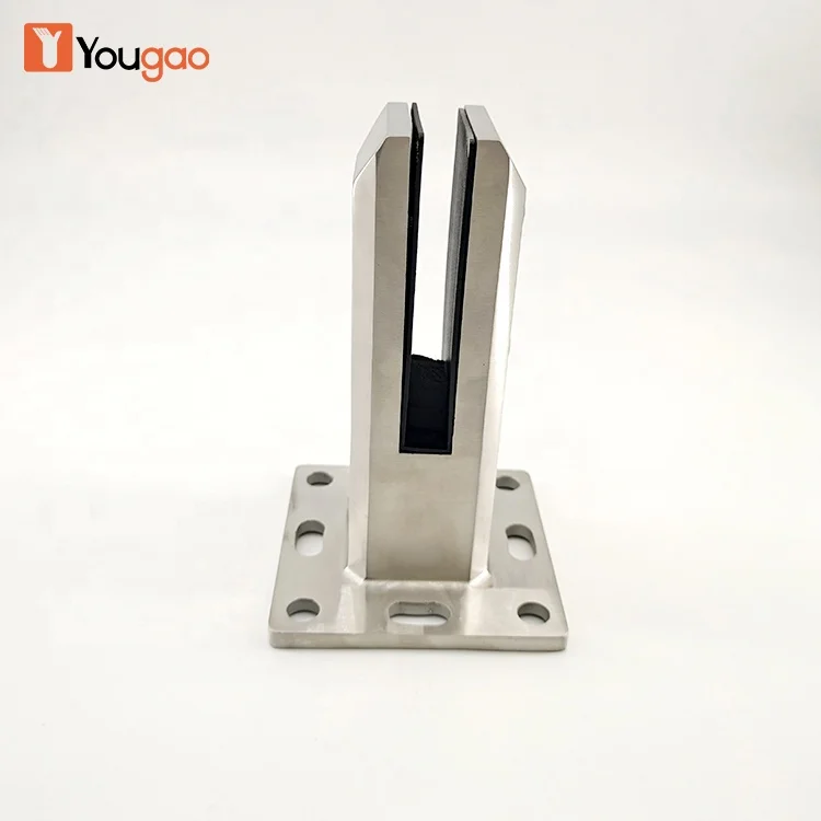 Duplex 2205 Stainless Steel Glass Spigot Square Shape
