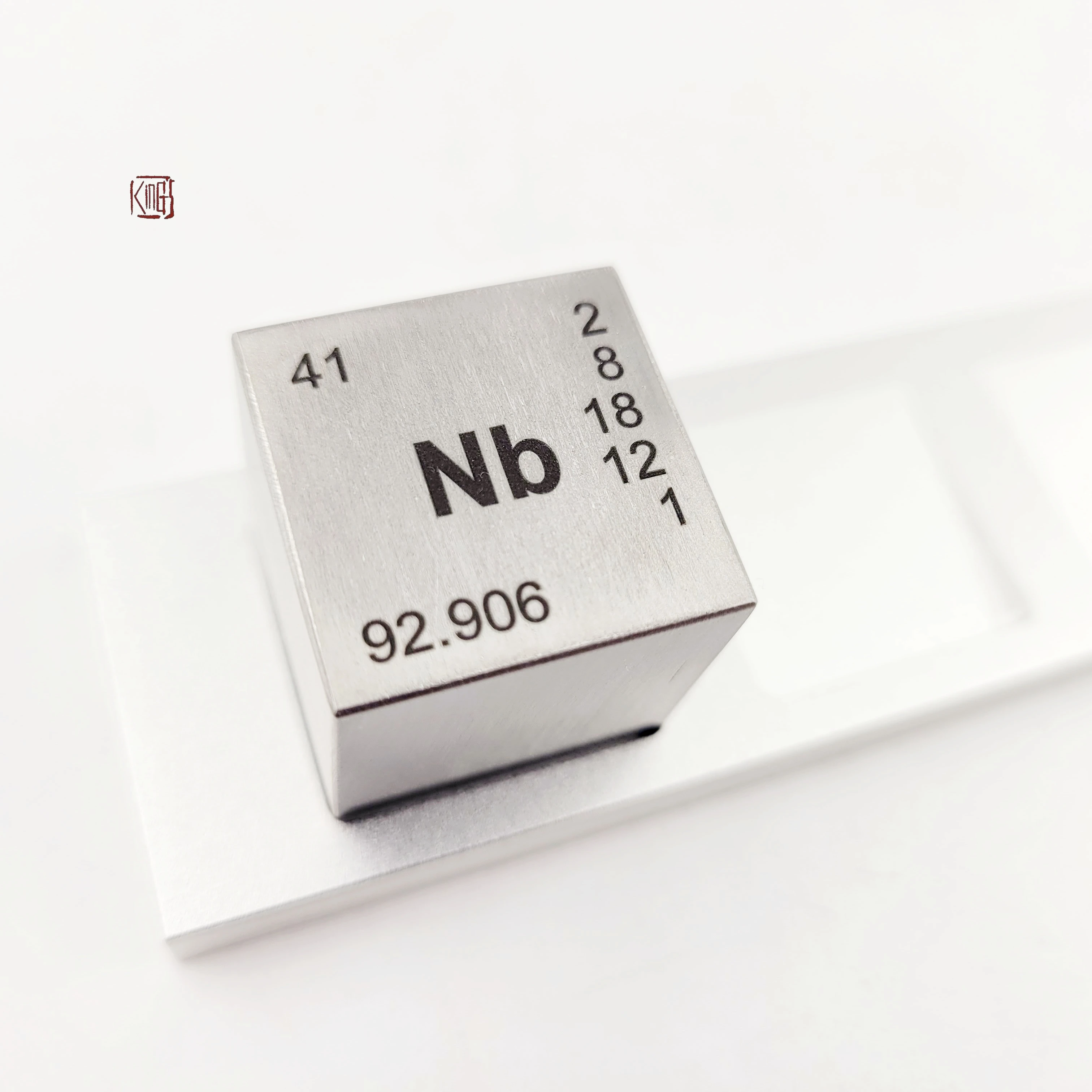 Customized Niobium Cube Set Table Display High Purity  Metal Cubes