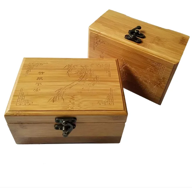 
Small Handmade Bamboo Storage Box Decoration Bamboo Boxes 