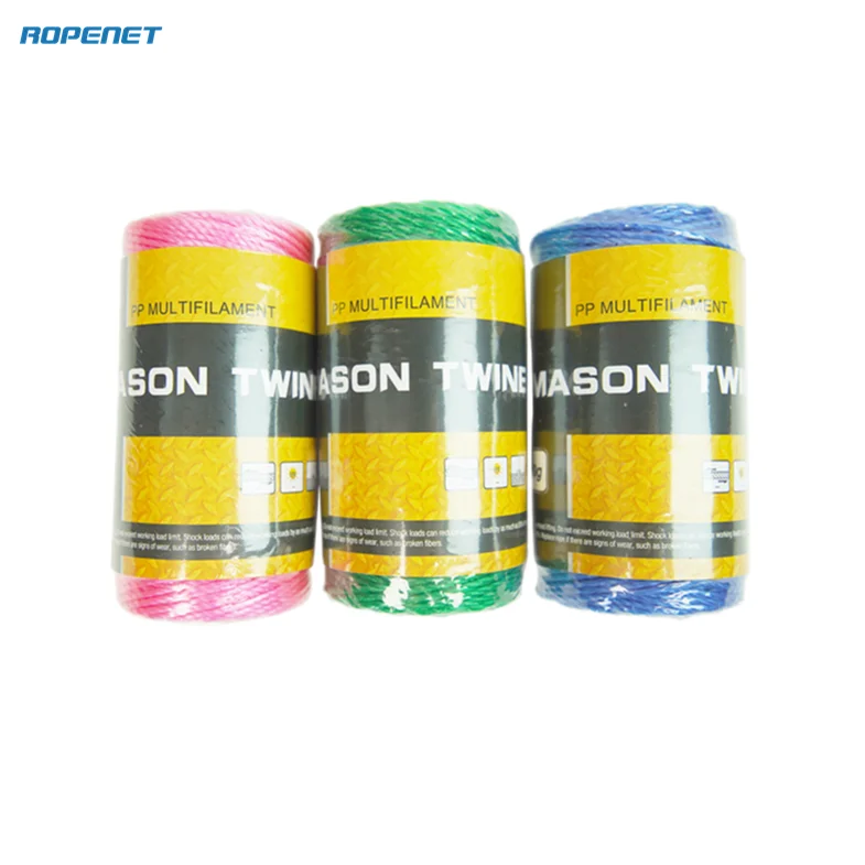 PP packing twine General Purpose Baler Twine Nylon Twine Raffia Rope 100g in tube