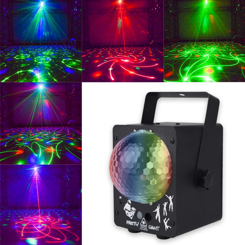 Factory EXW LED  Rgbw Disco Magic Ball Lamp  60 Patterns  Decorations AUTO Remote DJ  Beam Laser Stage Light For KTV Club Bar
