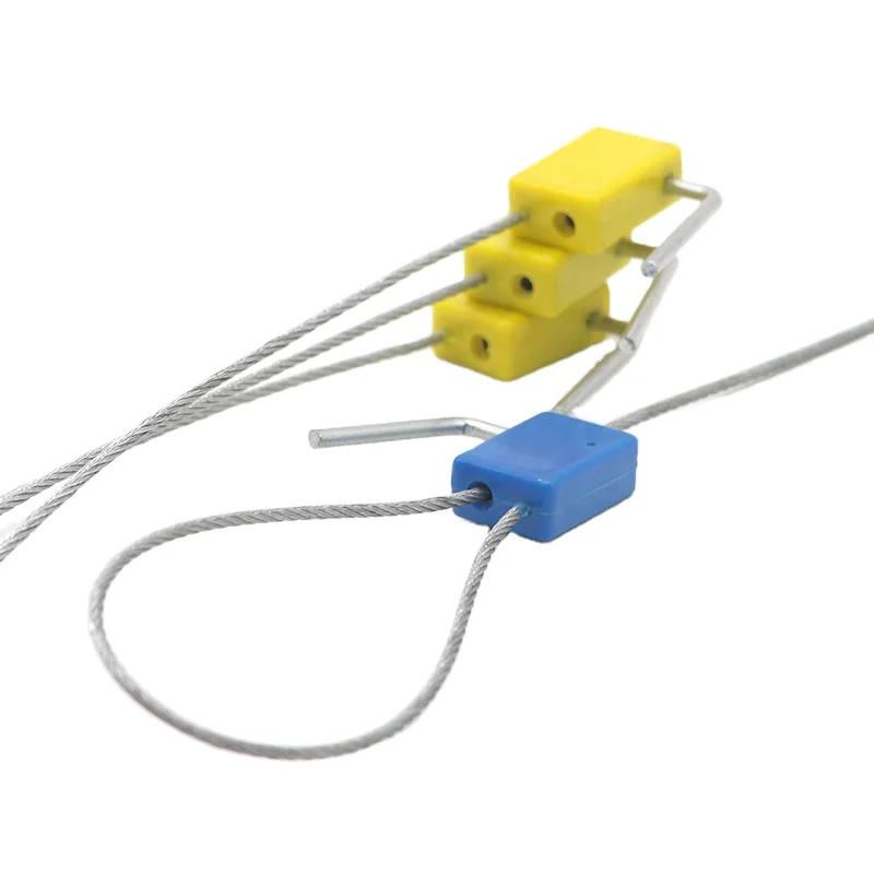 YTCS404 Plastic-coated 1.8mm adjustable cable seal Free print coding