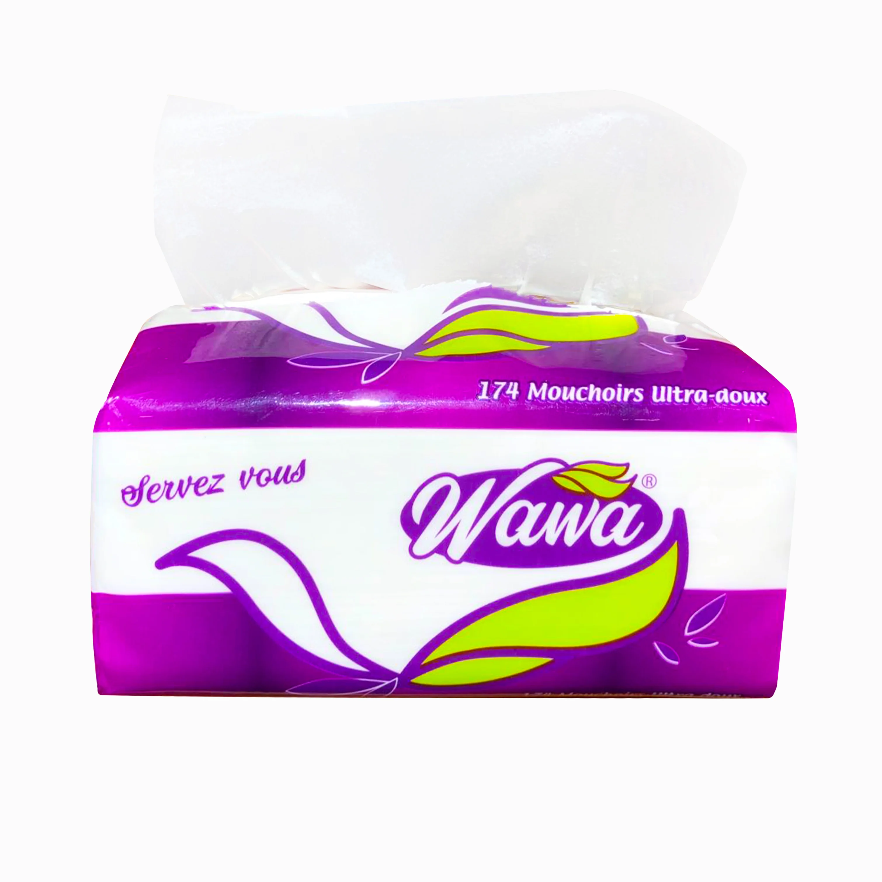 Natural organic bamboo travel facial tissue paper best soft tissue