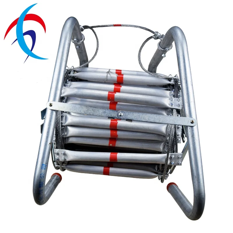 Factory Direct Supply Aluminium Steel Fire Escape Ladder Fire Fighting Product for Emergency