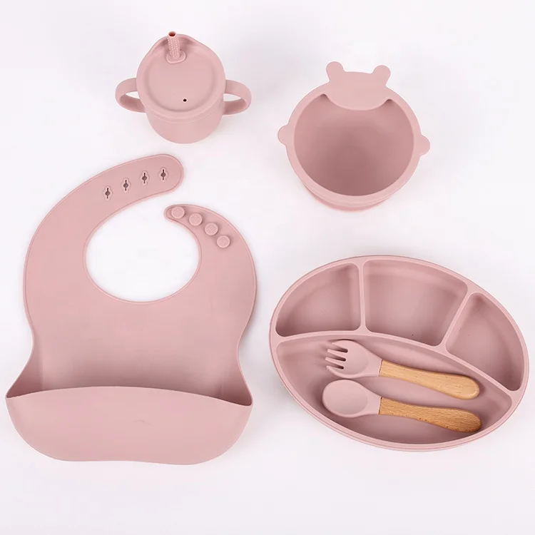 Amazon самый продаваемый 2021 bib новейший водонепроницаемый многоразовый детский силиконовый нагрудник мягкий слюнявчик для кормления посуда bib набор для детей