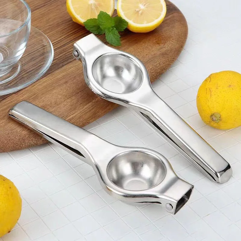 Kitchen Gadget Citrus Fruits Lime Hand Press Juicer Stainless Steel Manual Lemon Squeezer