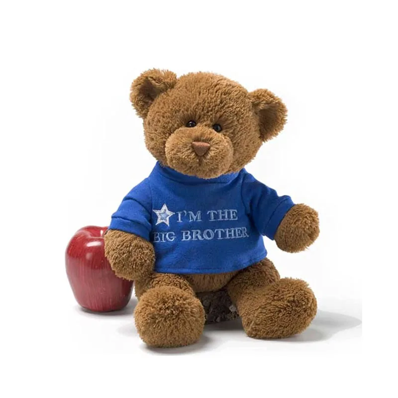 Promotional Gifts Kids Plush Bear Soft Toys Branded Custom Logo Teddy Bear With T-shirt Wholesale Factory Teddy Bear