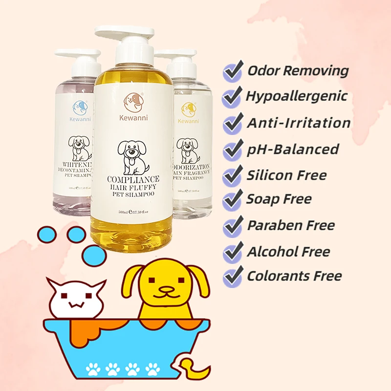 Manufacture Wholesale Pet Use Relieving Skin Itching Dog Shampoo And Conditioner