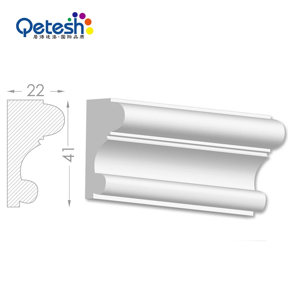 
High Quality Light Weight Villa Apartment Decoration Polyurethane Moulding Decorative 