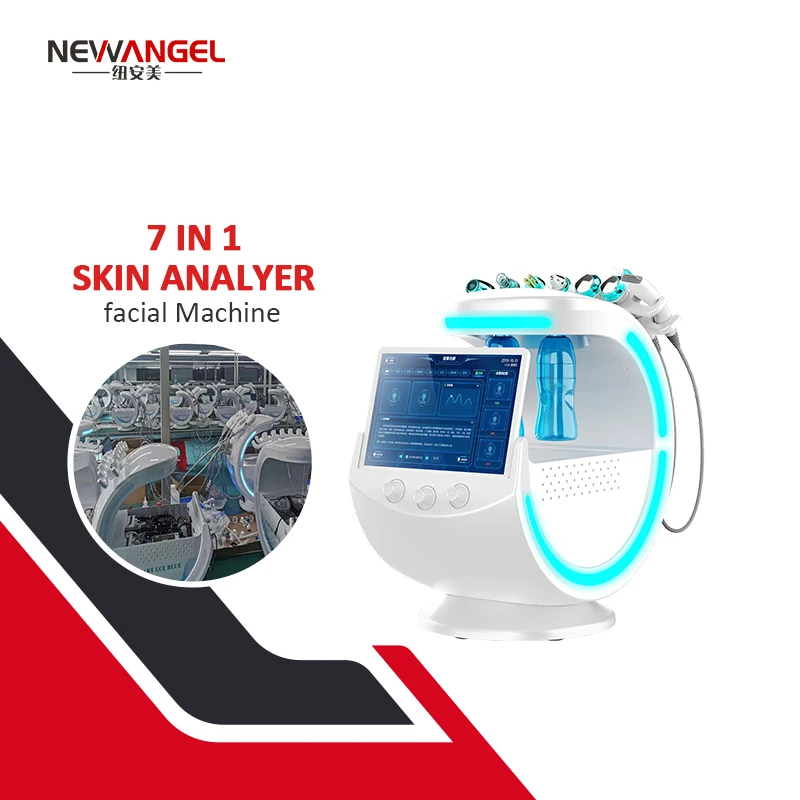 High Quality 7 in 1 Oxygen Water Facial Skin Care Rejuvenation spa oxygen jet facial machine