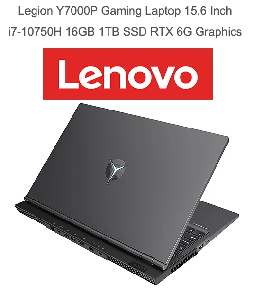  Профессиональный игровой ноутбук Lenovo Legion Y7000P 2020 с i7-10750H видеокартой NVIDIA RTX 6 ГБ 16 ОЗУ 1 ТБ SSD подсветкой 15