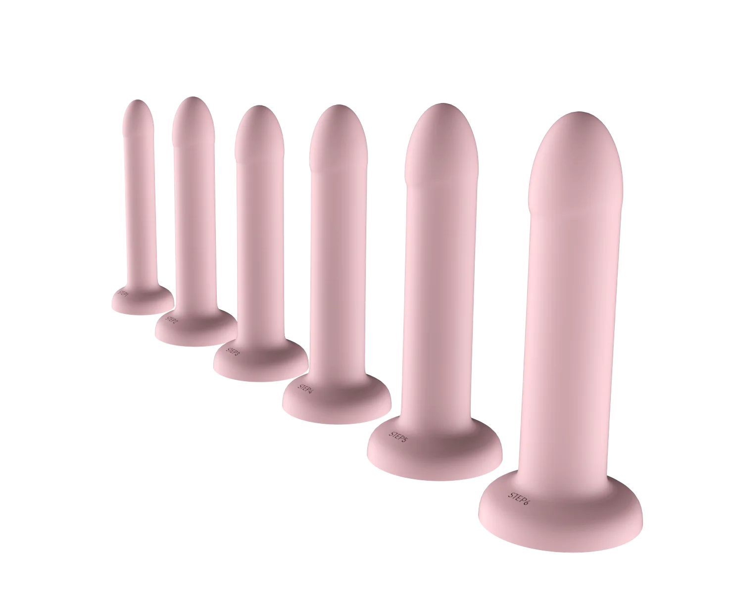 Professional Pelvic Floor Muscle Exerciser Men Medical Device for Pelvic Pain Relief Sizes 1-8 Silicone Dilators for Women