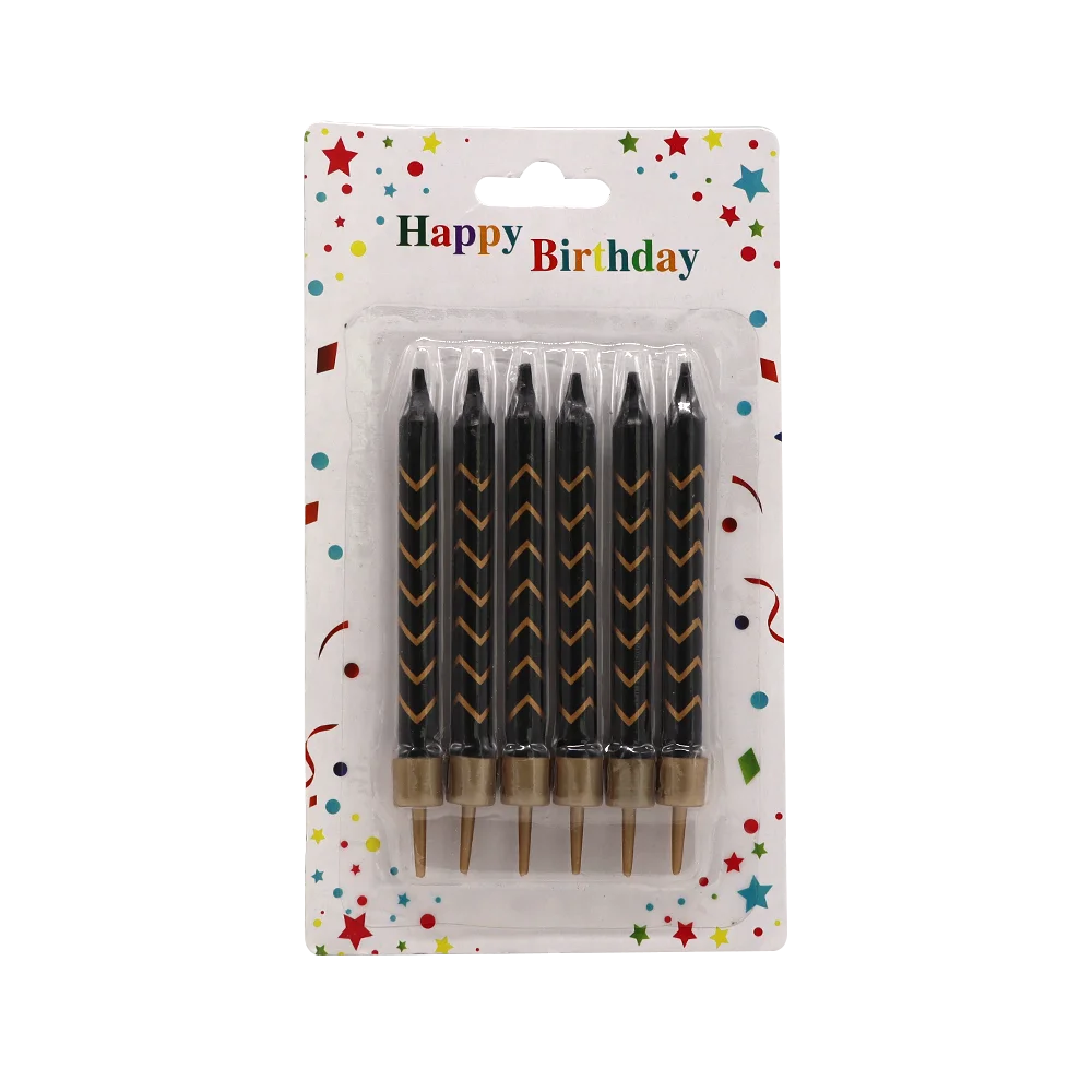 Multi-Colored  Birthday Spiral Cake Candle