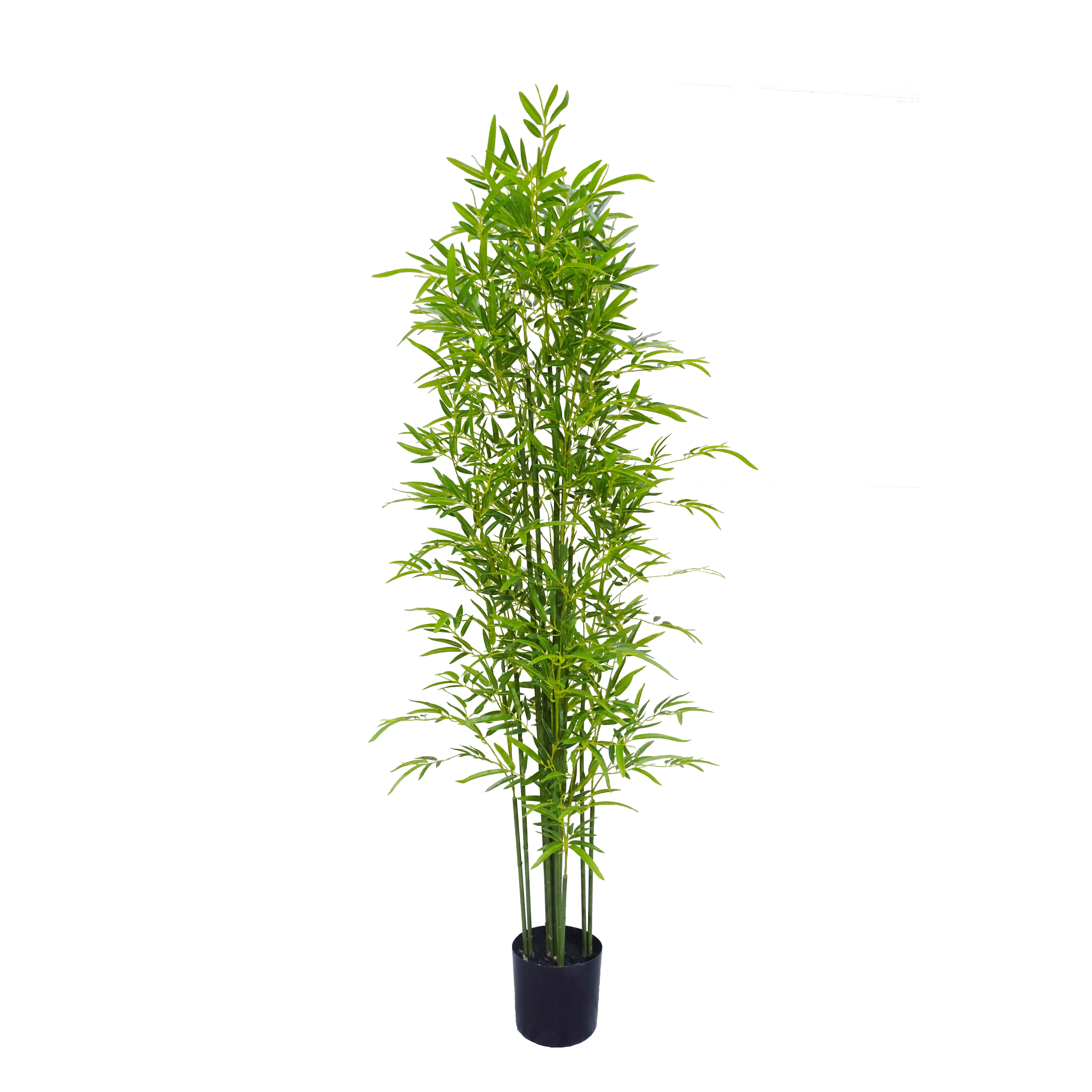 Bamboo Plastic Outdoor Artificial Leaf High Quality Plant Faux Plants Potted Garden Lucky Bamboo Tree