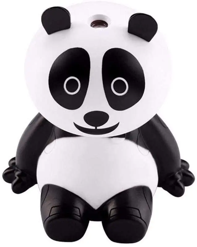 0.05Gallons Panda Shaped Humidifier Purifier Atomizer with Portable Mini USB Cable for Office,Home bedrooms, baby, kids