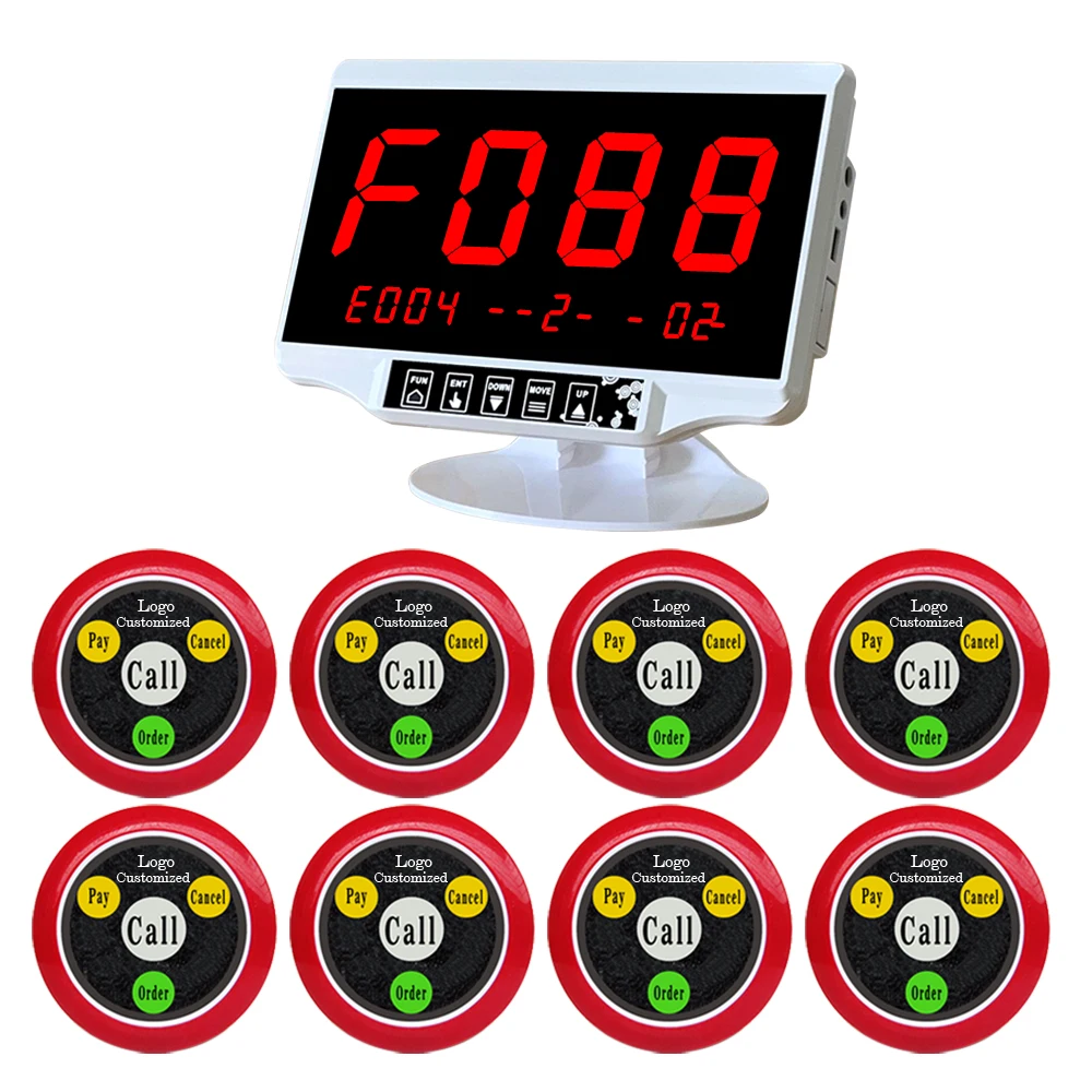 wireless calling system restaurant cafe pager sys