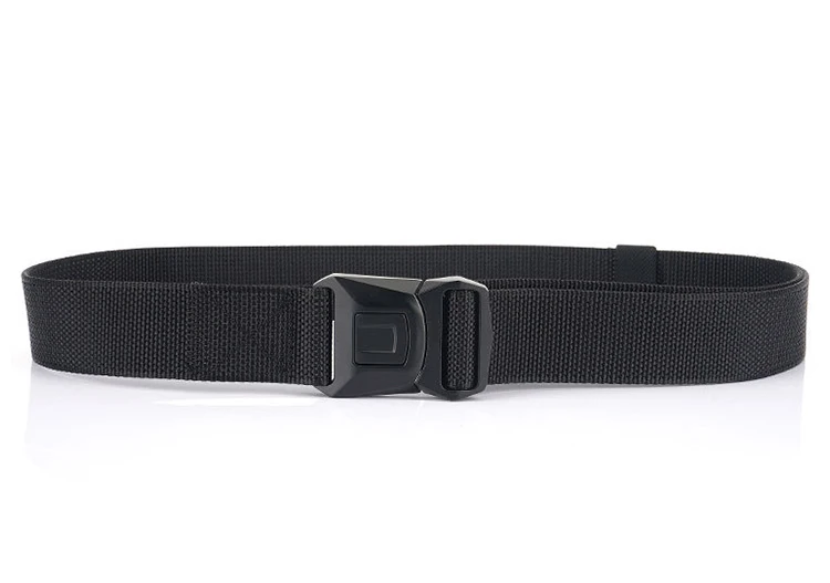 Custom High Quality Strap Automatic Buckle Nylon Belt Male Tactical Waist Belt Men Canvas Fabric Belts