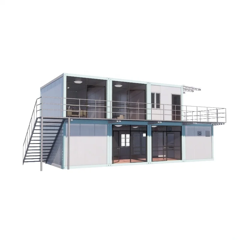 Best quality Low cost luxury double story modular prefabricated house for sale