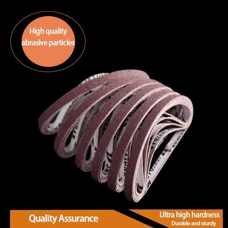 220*6mm Sanding Belts 100 Grit Aluminum Oxide Abrasive Belt for Automatic Cutting Machines Polishing