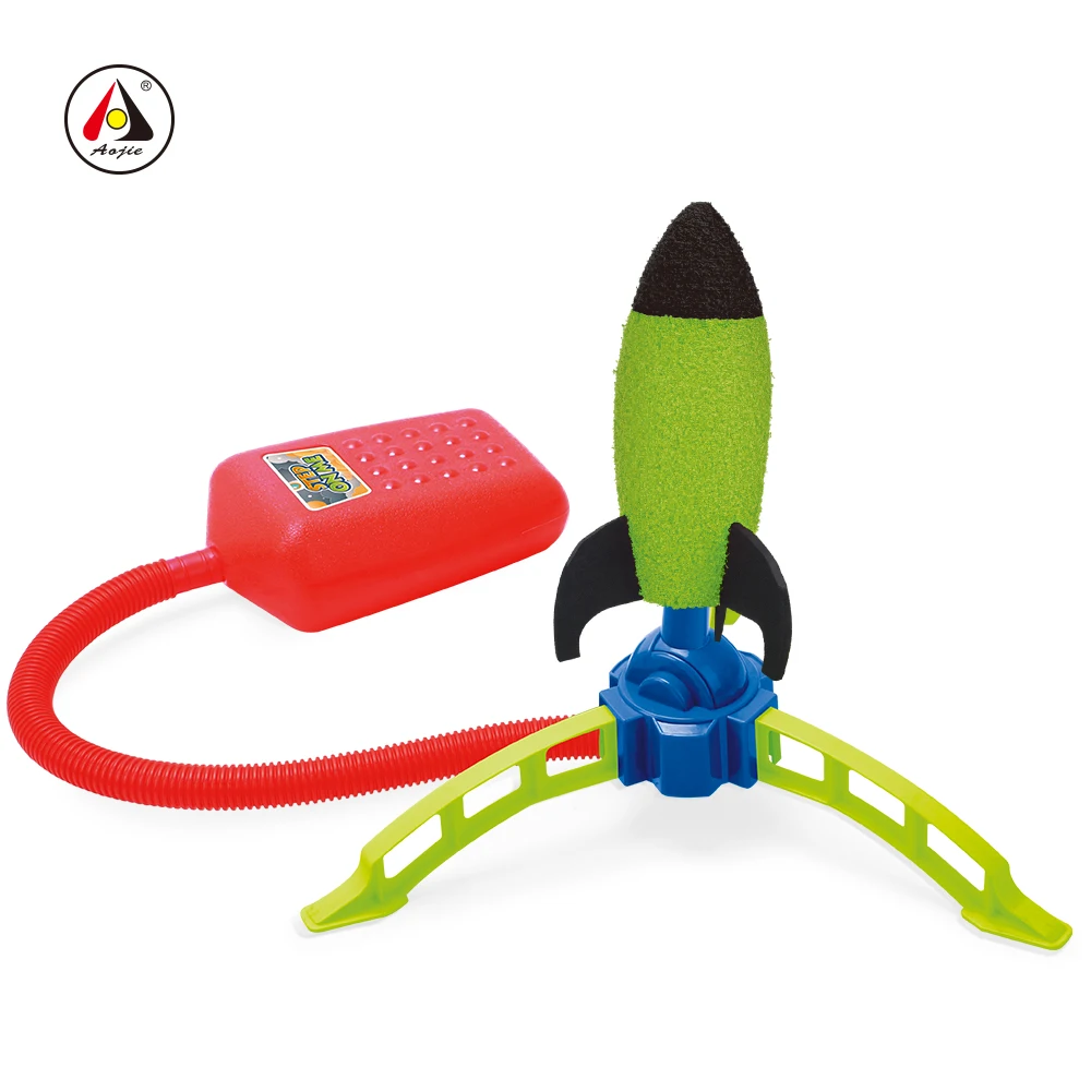 Aojie Rocket Launcher for kids Stomp Launch Pad With 2 Foam Rockets Fun Outdoor Toy for Kids Birthday Gifts