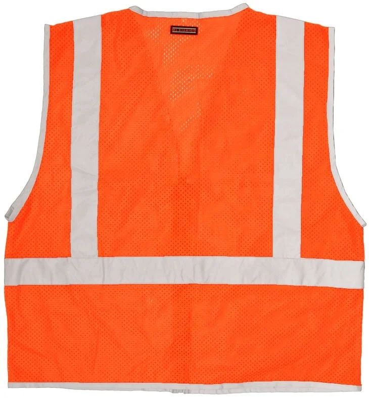 ANSI Class II Brilliant Series Economy Vest Reflective Vest Fluorescent Safety Vests High Visibility Waistcoat Reflective jacket