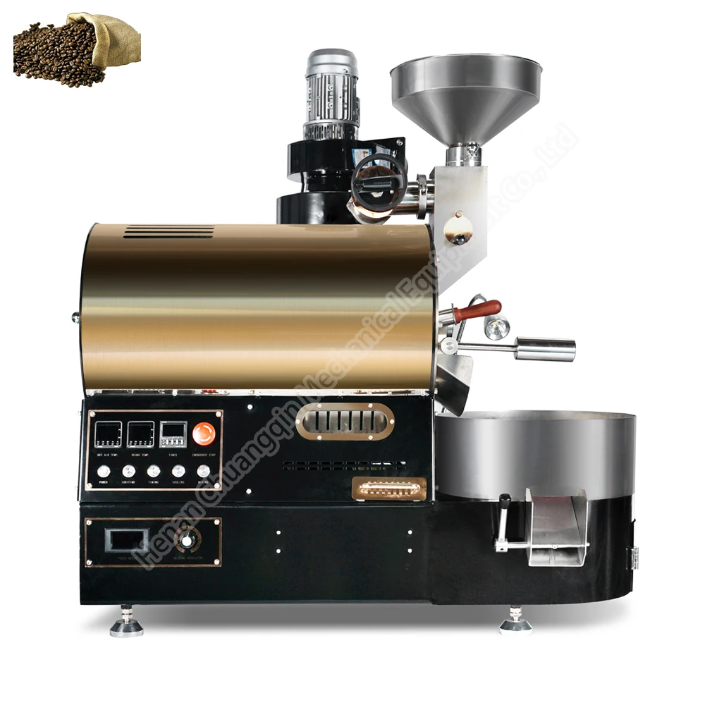 Automatic Usb Data Logger Coffee Roasters Industrial Coffee Bean Roaster Lpg Coffee Roaster