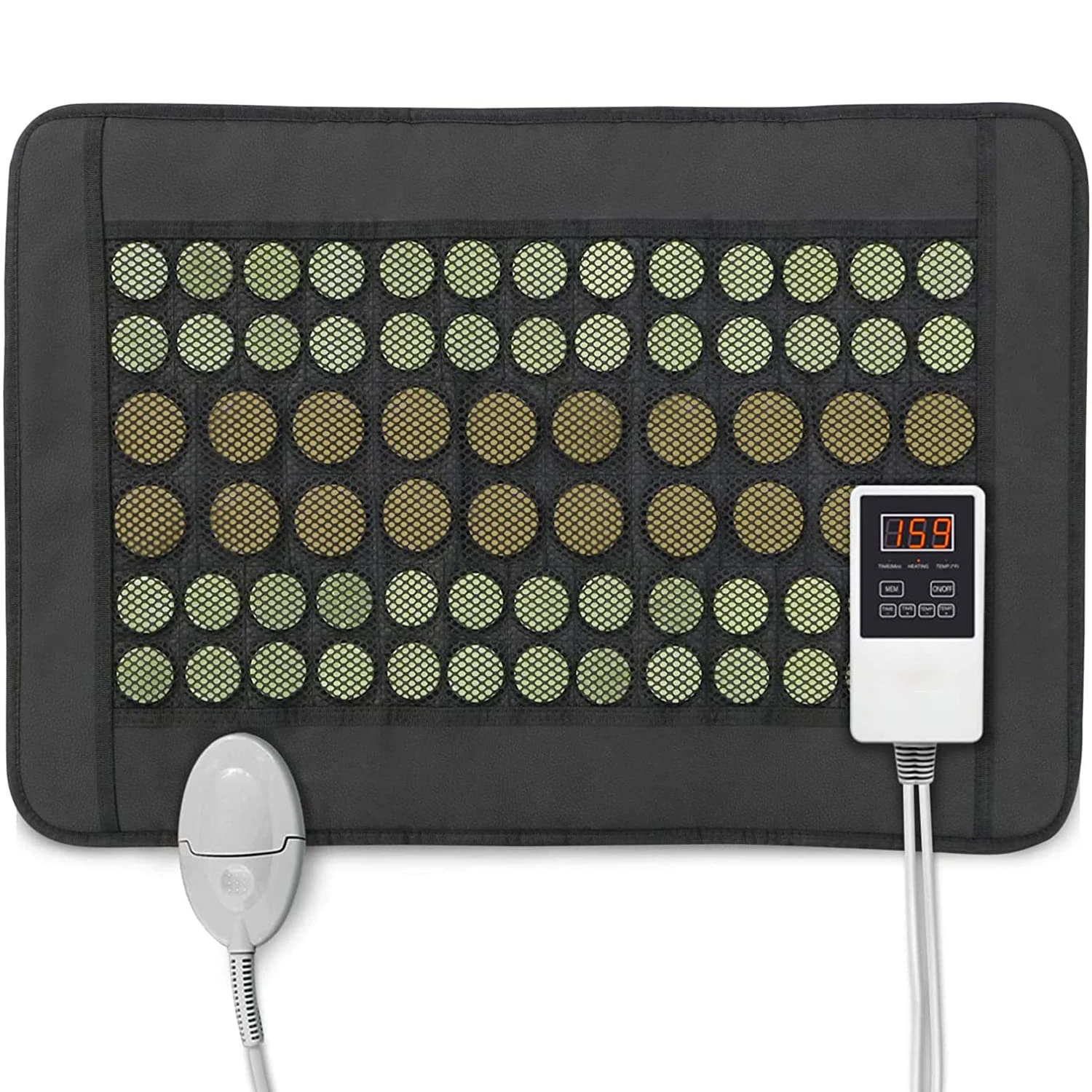 Intelligent Ergonomic Electric Heat Therapy Knee Wrap Pad for Arthritis Pain Relief with Auto Shut Off Memory Foam